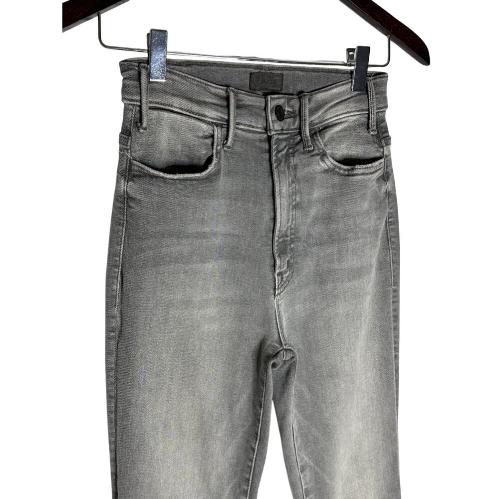 Mother The Hustler Ankle Barely There Washed Black Grey-sz 24 - Picture 8 of 14